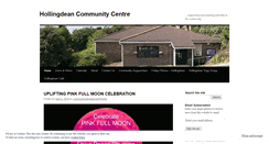 Desktop Screenshot of hollingdeancommunitycentre.org.uk